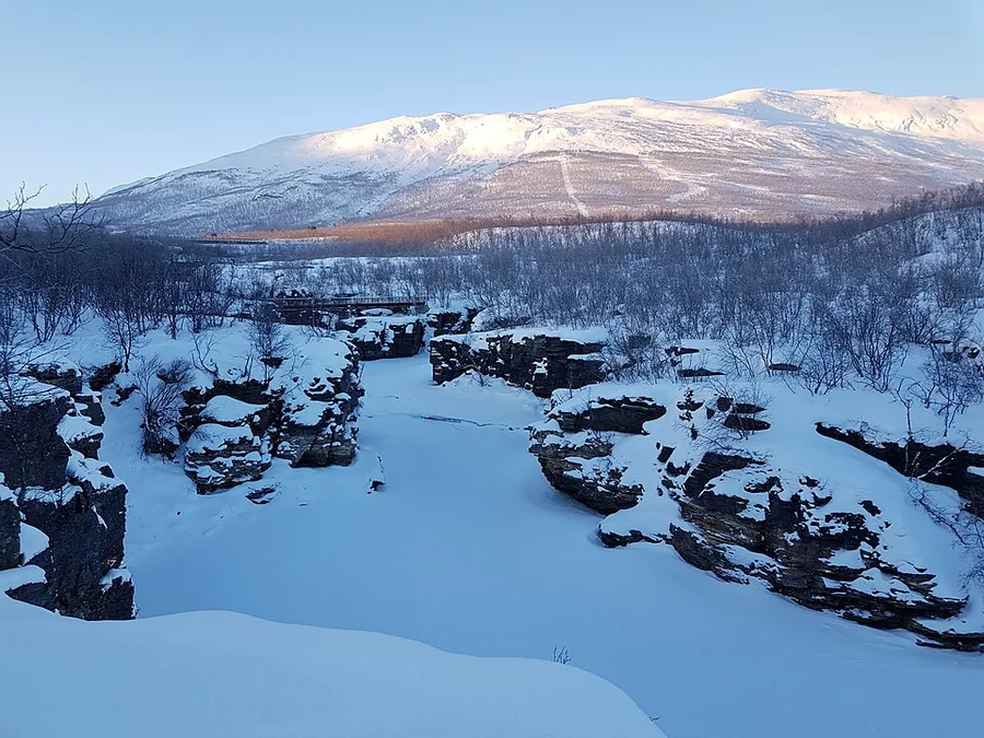 Abisko, photographed for Wikimedia Commons