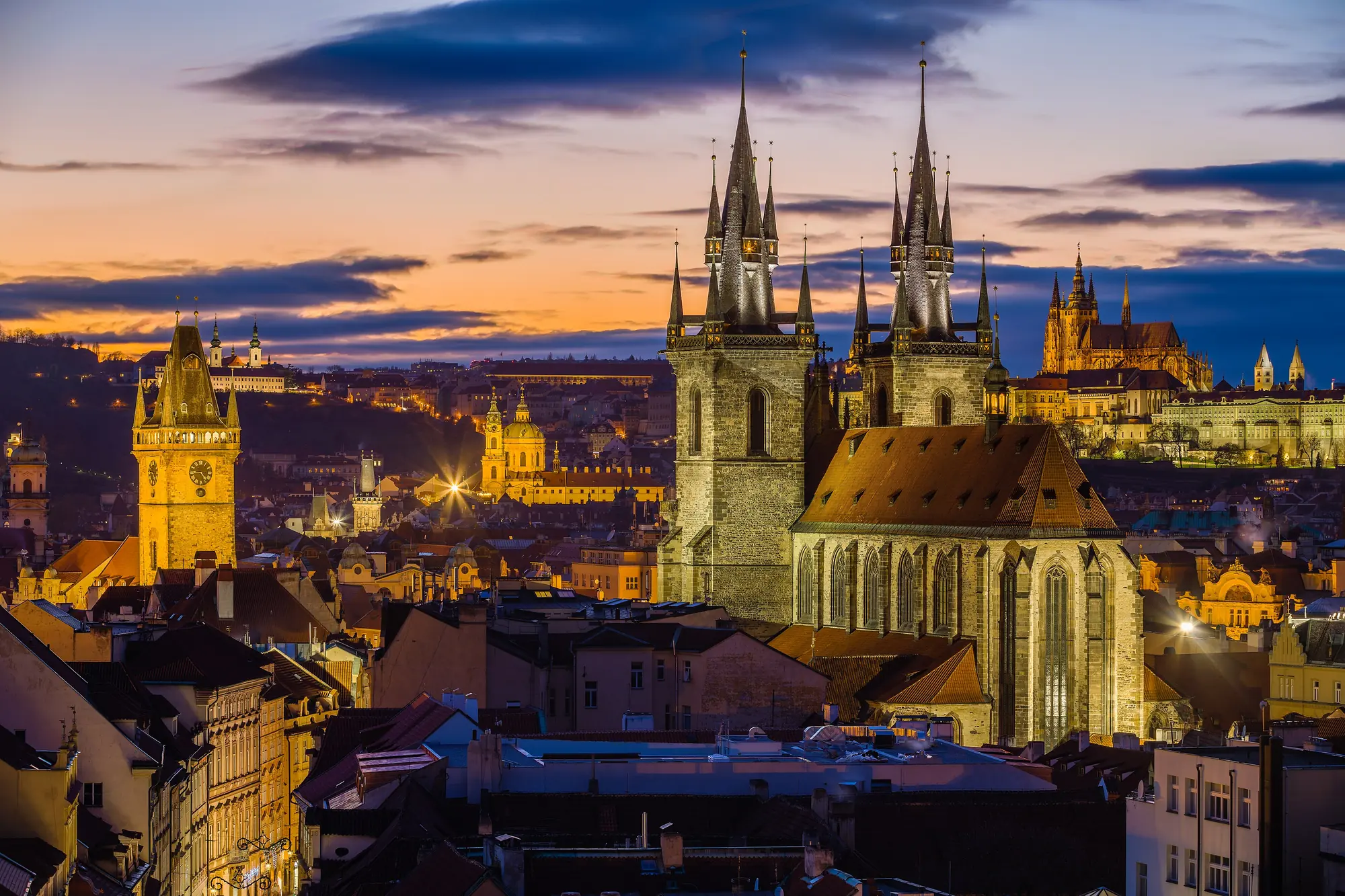 Prague from Powder Tower 01
